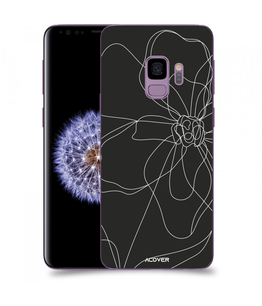 ACOVER Kryt na mobil Samsung Galaxy S9 G960F s motivem Line Flower I