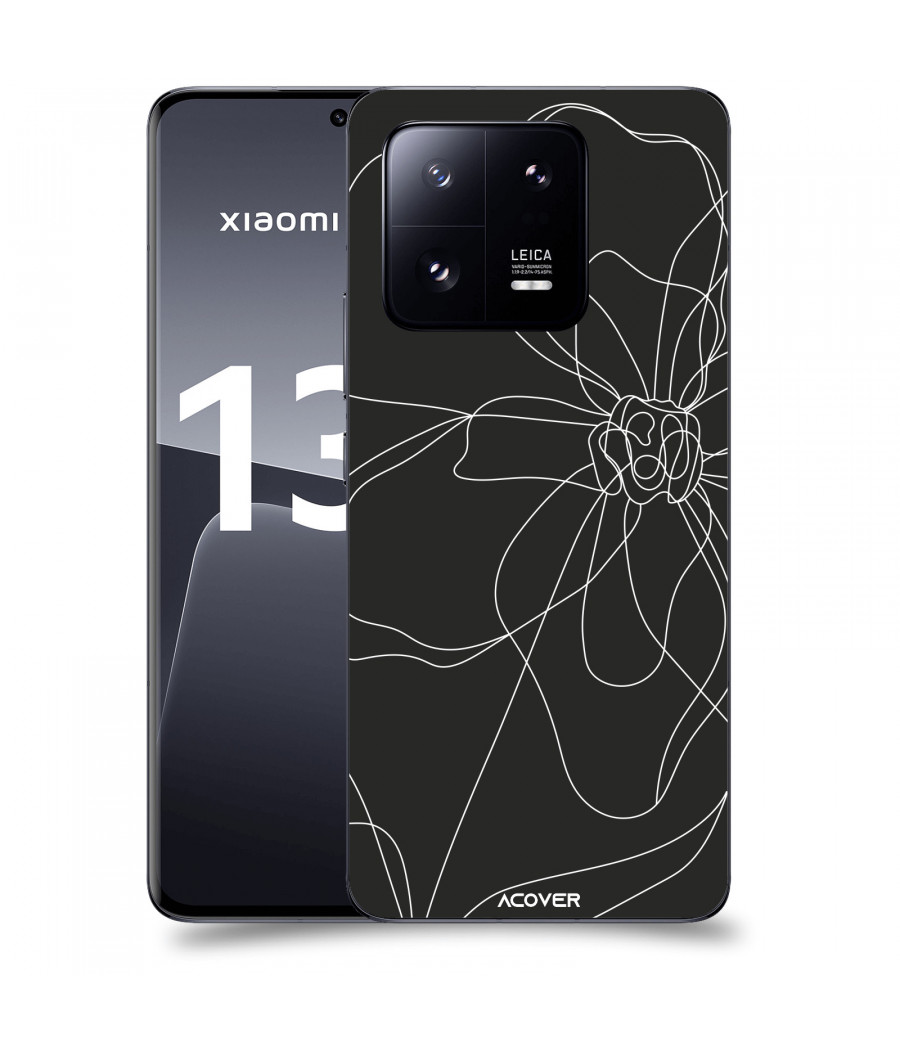 ACOVER Kryt na mobil Xiaomi 13 Pro s motivem Line Flower I