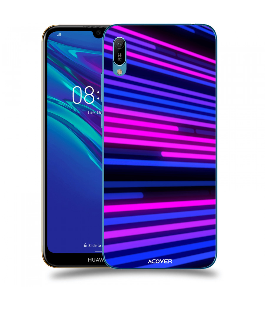 ACOVER Kryt na mobil Huawei Y6 2019 s motivem Led Lights