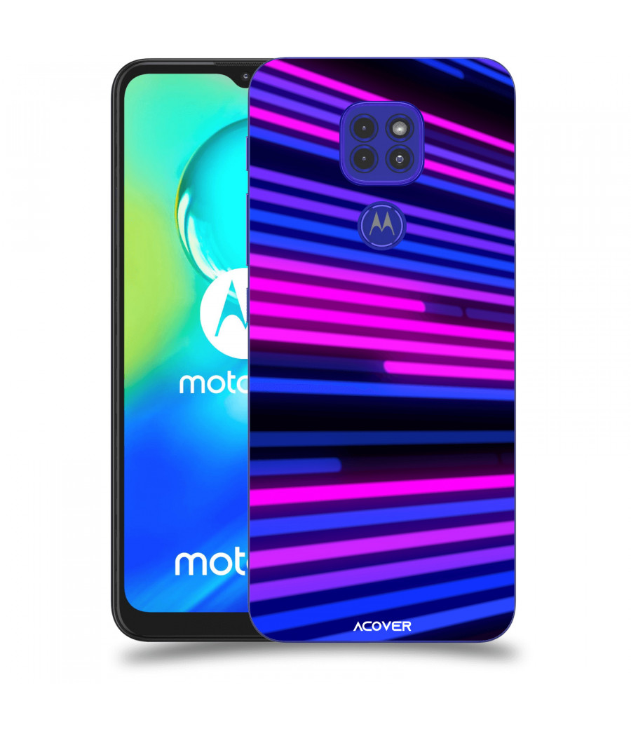ACOVER Kryt na mobil Motorola Moto G9 Play s motivem Led Lights