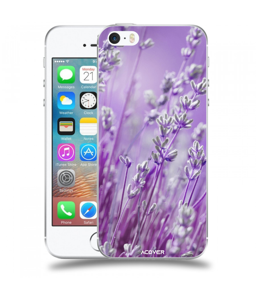 ACOVER Kryt na mobil Apple iPhone 5/5S/SE s motivem Lavender