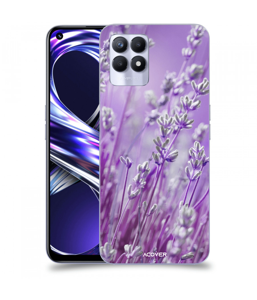 ACOVER Kryt na mobil Realme 8i s motivem Lavender