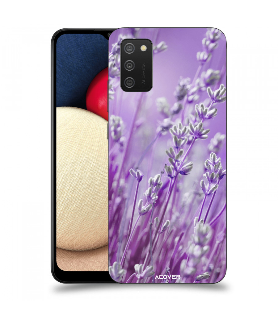 ACOVER Kryt na mobil Samsung Galaxy A02s A025G s motivem Lavender