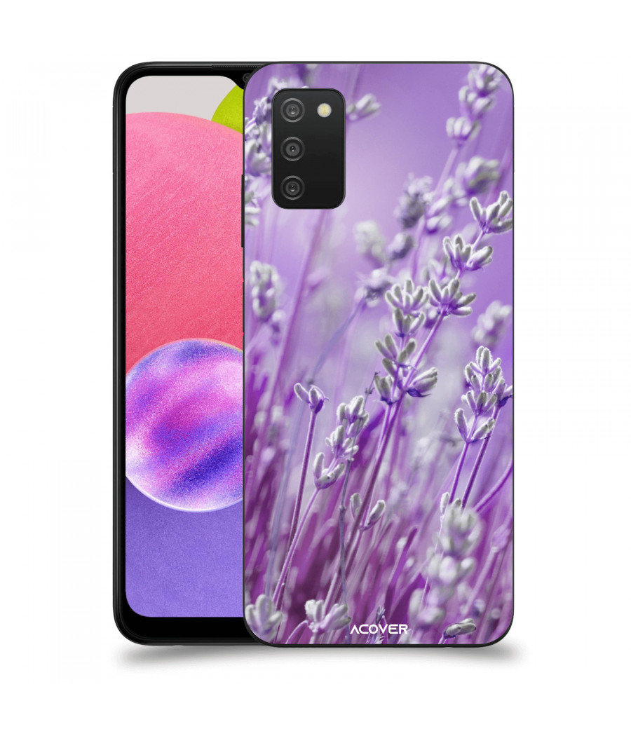 ACOVER Kryt na mobil Samsung Galaxy A03s A037G s motivem Lavender
