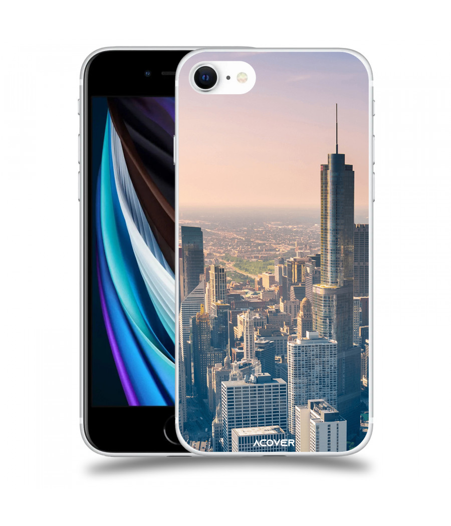 ACOVER Kryt na mobil Apple iPhone SE 2020 s motivem Chicago