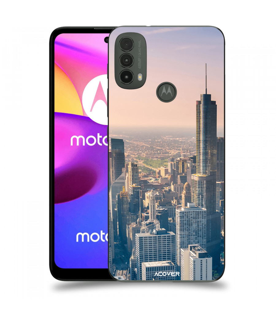ACOVER Kryt na mobil Motorola Moto E40 s motivem Chicago