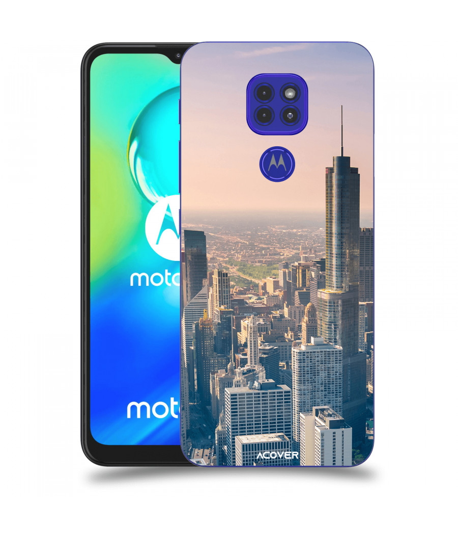 ACOVER Kryt na mobil Motorola Moto G9 Play s motivem Chicago