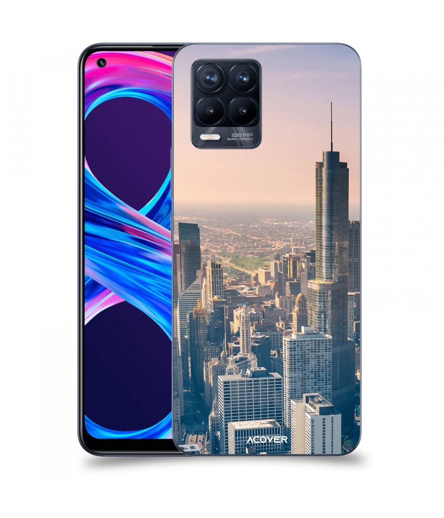 ACOVER Kryt na mobil Realme 8 Pro s motivem Chicago