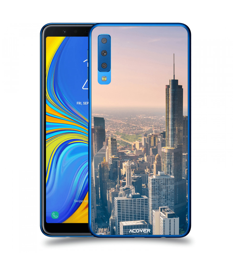 ACOVER Kryt na mobil Samsung Galaxy A7 2018 A750F s motivem Chicago