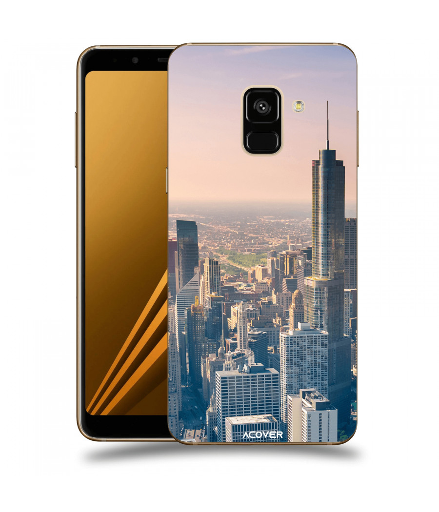 ACOVER Kryt na mobil Samsung Galaxy A8 2018 A530F s motivem Chicago