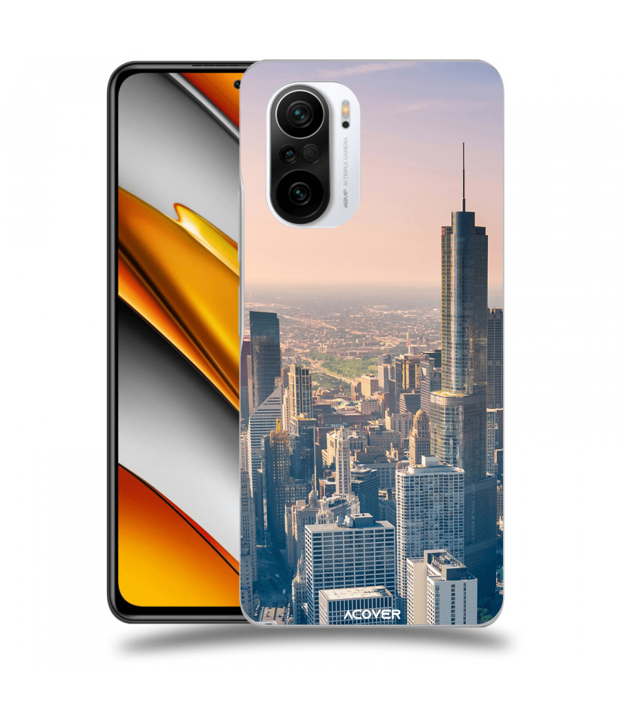 ACOVER Kryt na mobil Xiaomi Poco F3 s motivem Chicago
