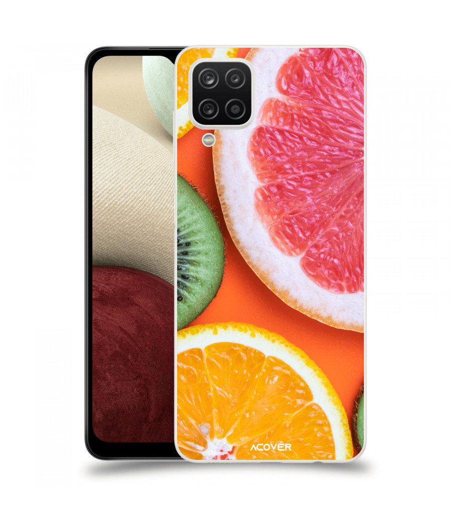 ACOVER Kryt na mobil Samsung Galaxy A12 A125F s motivem Fruit