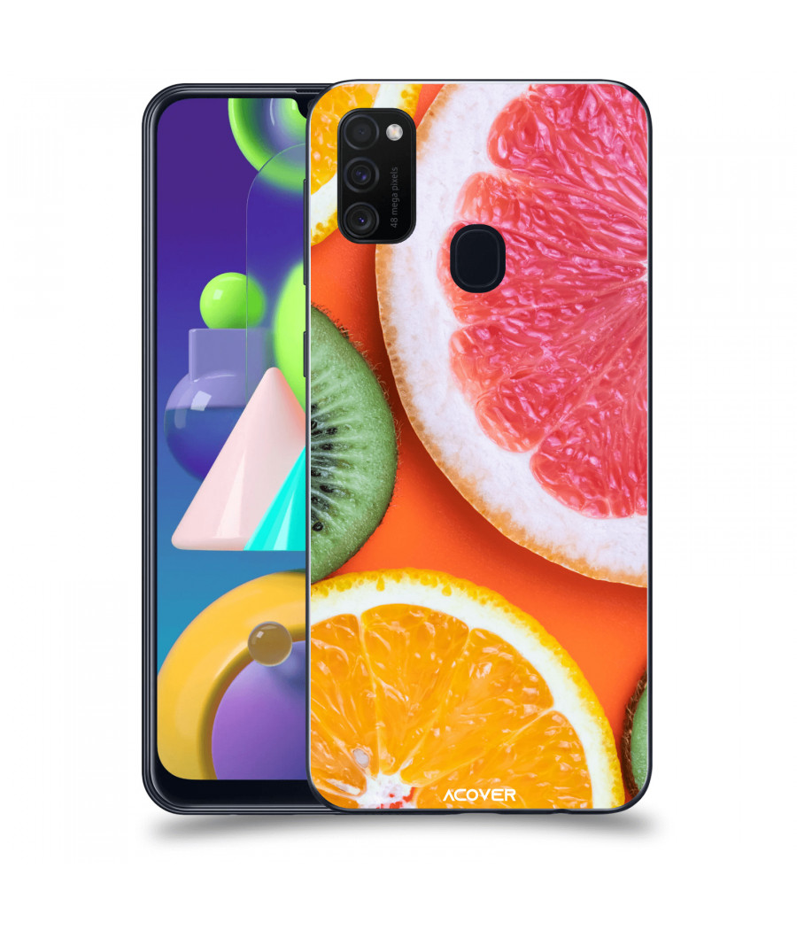 ACOVER Kryt na mobil Samsung Galaxy M21 M215F s motivem Fruit