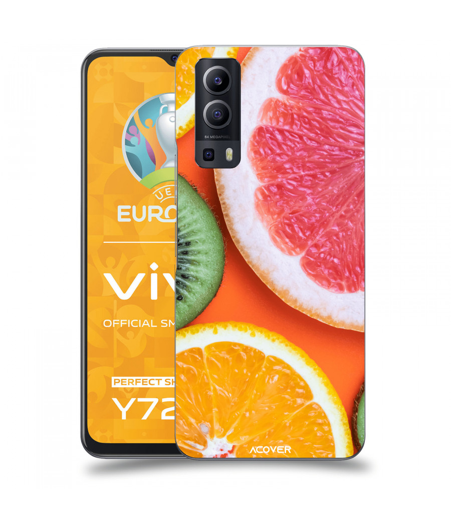ACOVER Kryt na mobil Vivo Y72 5G s motivem Fruit