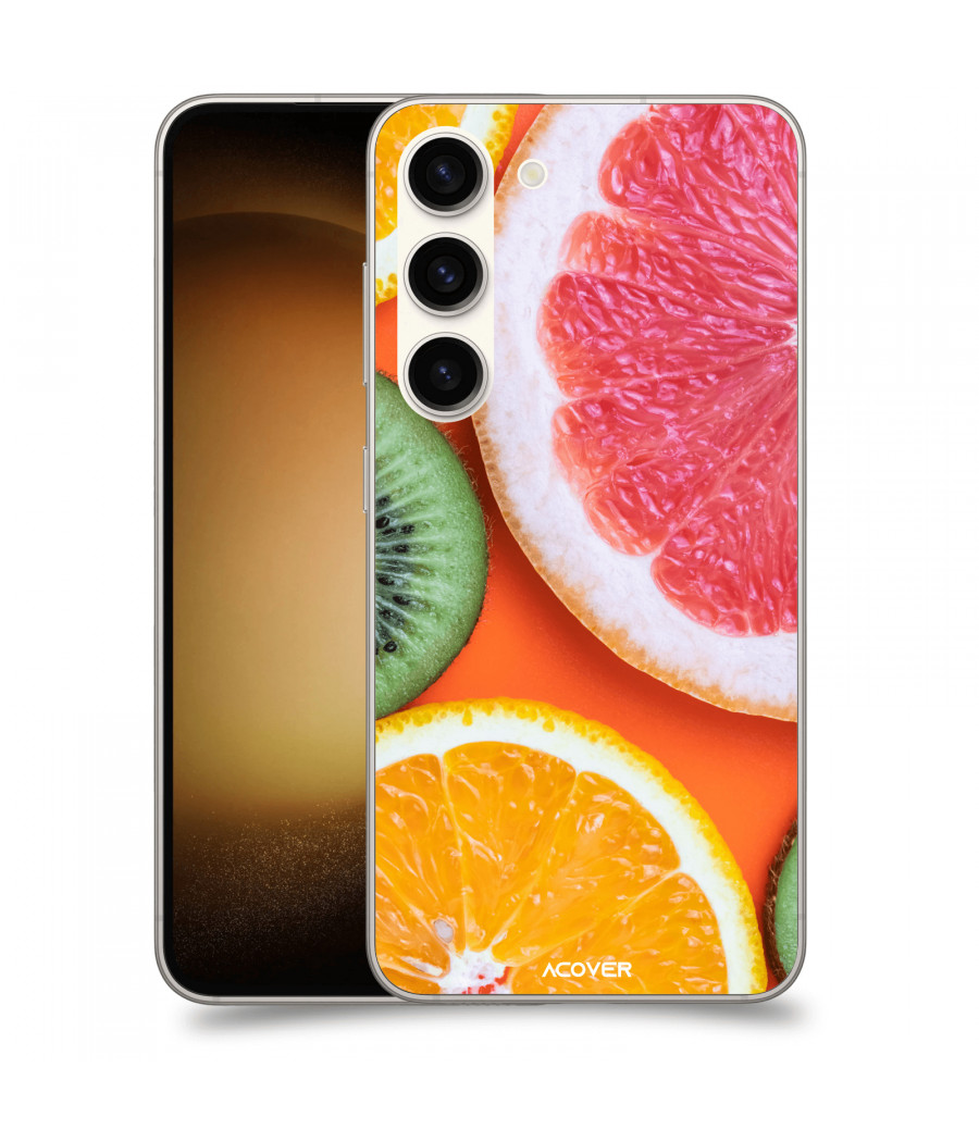 ACOVER Kryt na mobil Samsung Galaxy S23 5G s motivem Fruit