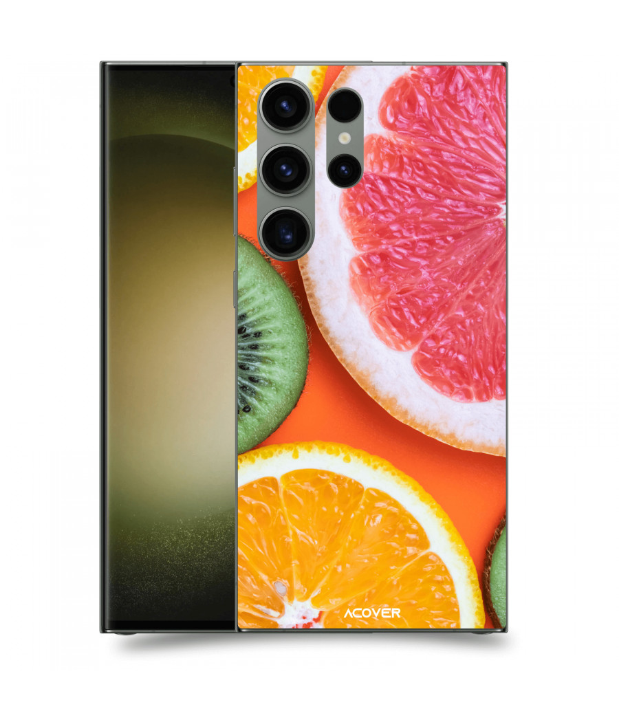 ACOVER Kryt na mobil Samsung Galaxy S23 Ultra 5G s motivem Fruit