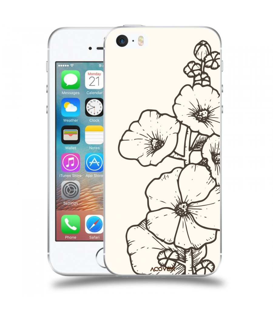 ACOVER Kryt na mobil Apple iPhone 5/5S/SE s motivem Flower