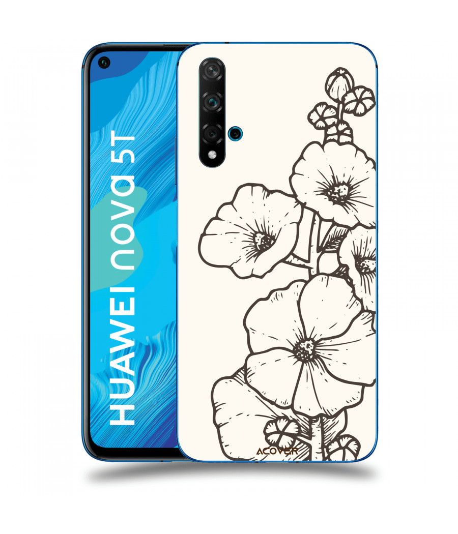 ACOVER Kryt na mobil Huawei Nova 5T s motivem Flower