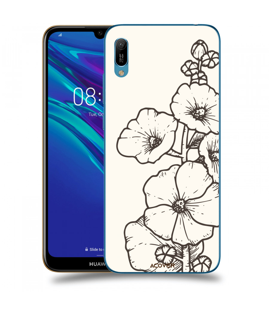ACOVER Kryt na mobil Huawei Y6 2019 s motivem Flower