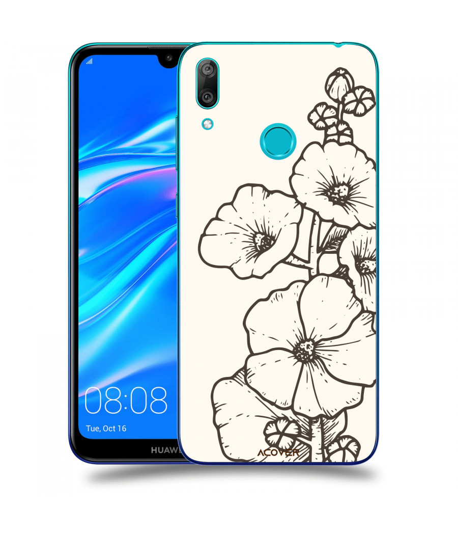 ACOVER Kryt na mobil Huawei Y7 2019 s motivem Flower