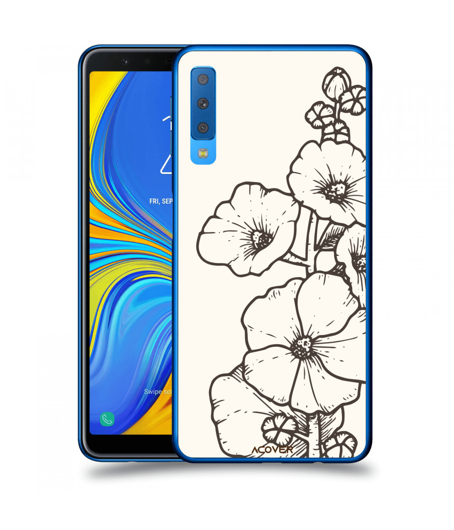 ACOVER Kryt na mobil Samsung Galaxy A7 2018 A750F s motivem Flower