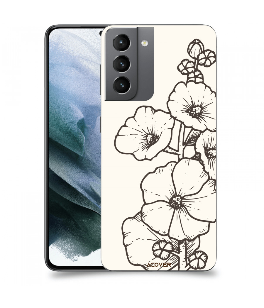 ACOVER Kryt na mobil Samsung Galaxy S21 G991B s motivem Flower