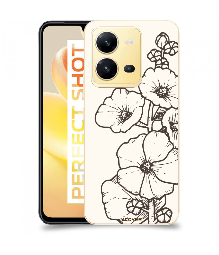 ACOVER Kryt na mobil Vivo X80 Lite s motivem Flower