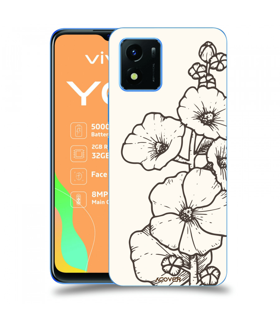 ACOVER Kryt na mobil Vivo Y01 s motivem Flower