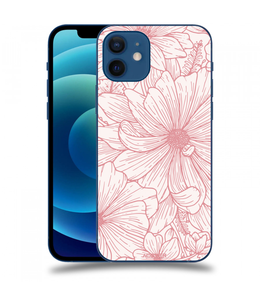 ACOVER Kryt na mobil Apple iPhone 12 s motivem Floral I