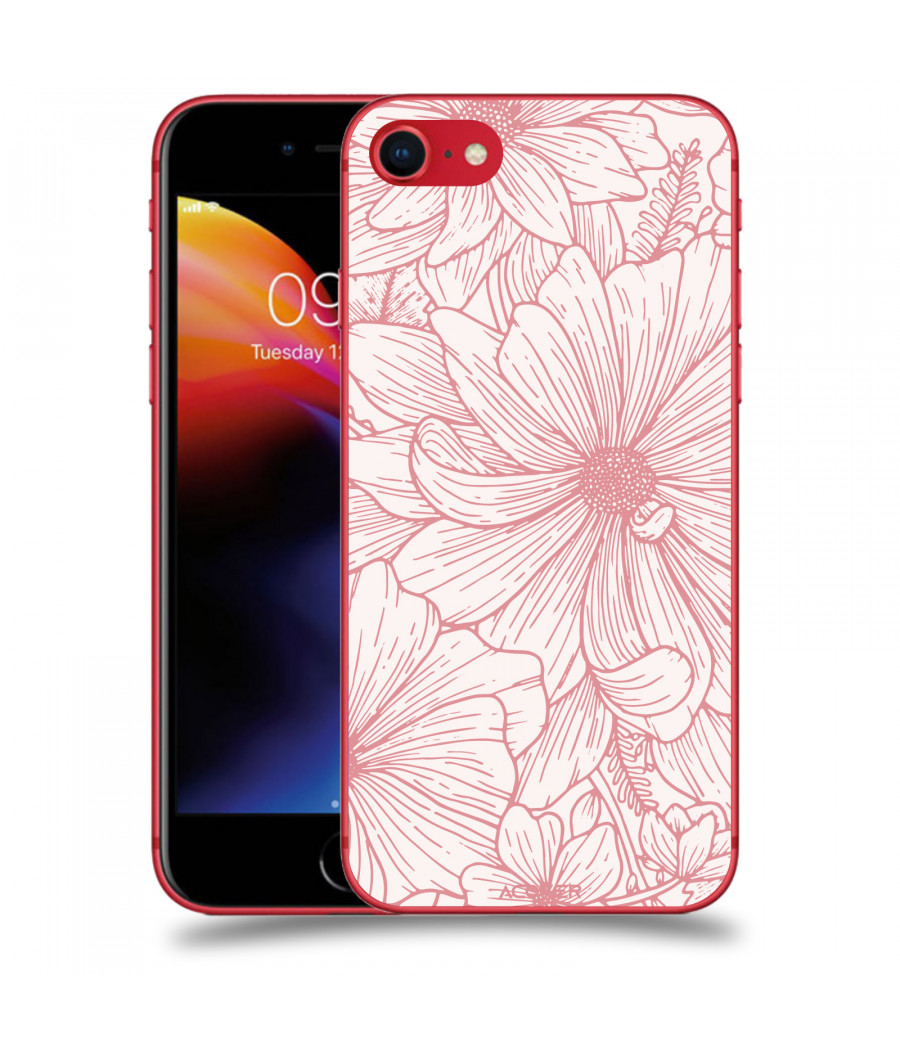 ACOVER Kryt na mobil Apple iPhone 8 s motivem Floral I