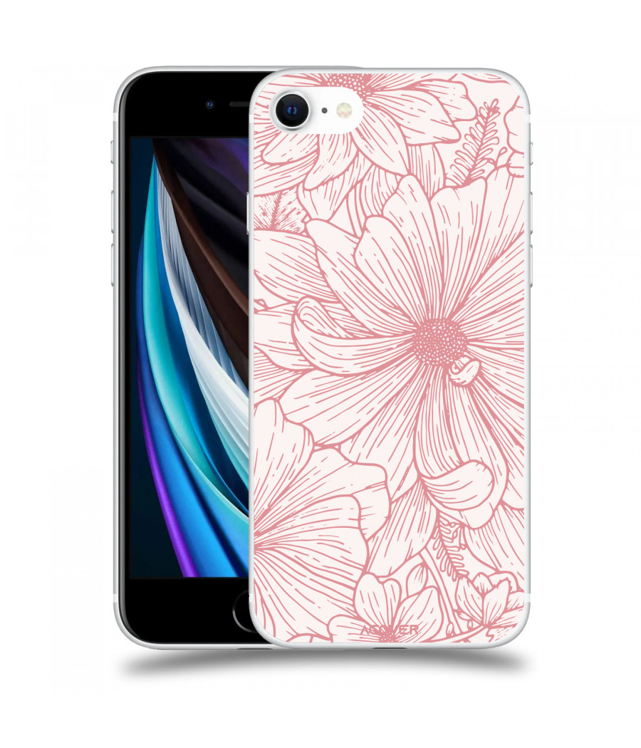 ACOVER Kryt na mobil Apple iPhone SE 2020 s motivem Floral I