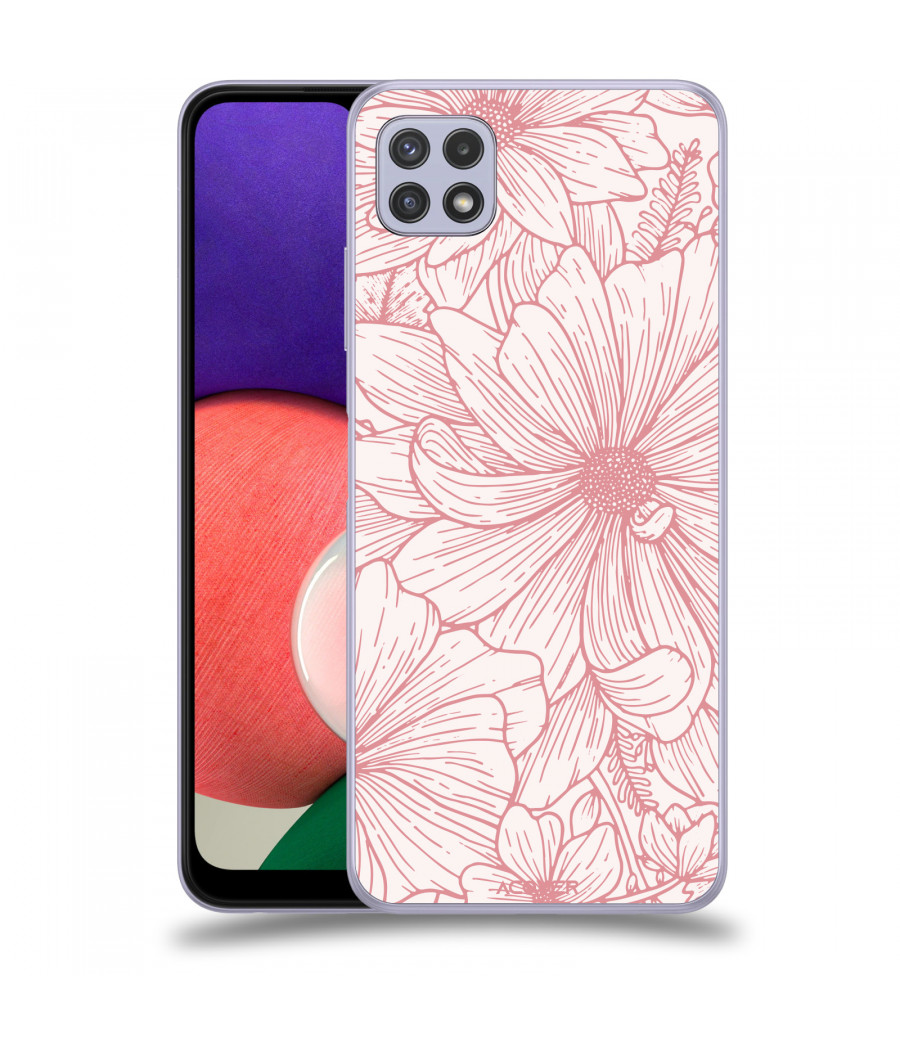 ACOVER Kryt na mobil Samsung Galaxy A22 5G A226B s motivem Floral I