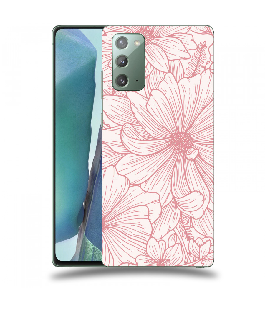 ACOVER Kryt na mobil Samsung Galaxy Note 20 s motivem Floral I
