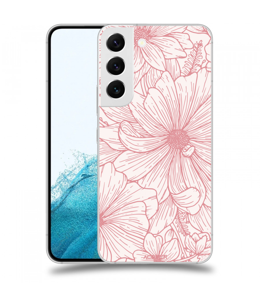 ACOVER Kryt na mobil Samsung Galaxy S22 5G s motivem Floral I