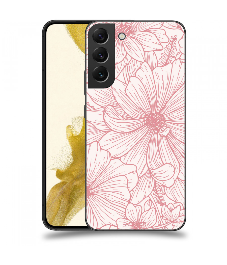 ACOVER Kryt na mobil Samsung Galaxy S22+ 5G s motivem Floral I