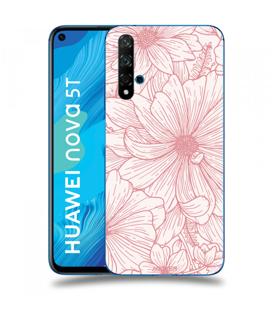ACOVER Kryt na mobil Huawei Nova 5T s motivem Floral I