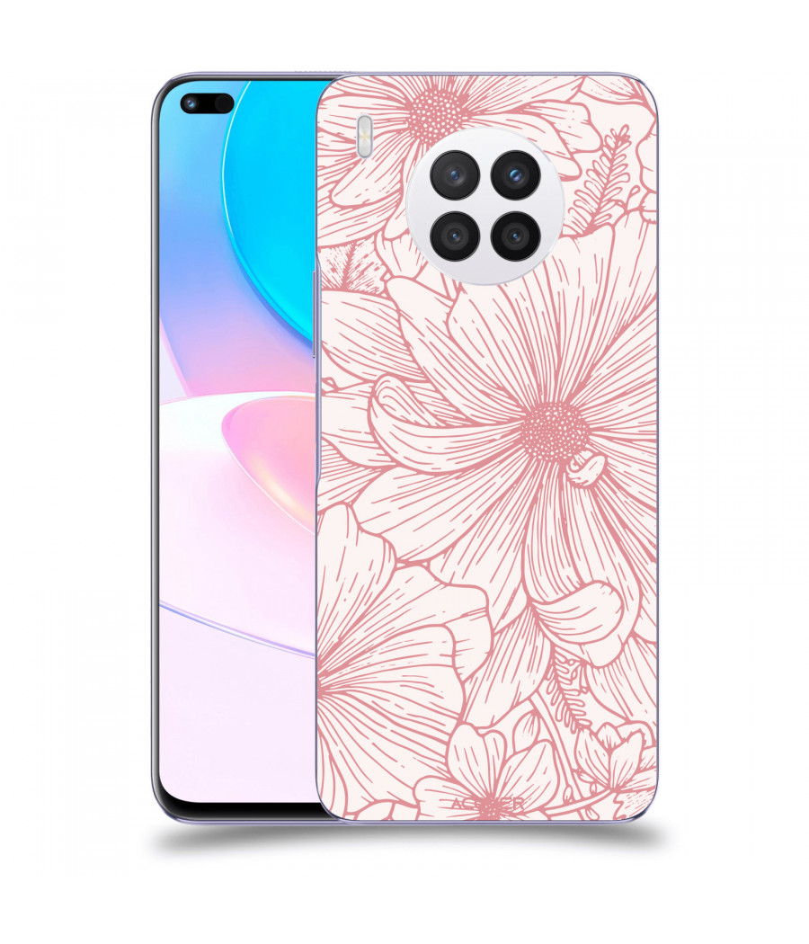 ACOVER Kryt na mobil Huawei Nova 8i s motivem Floral I