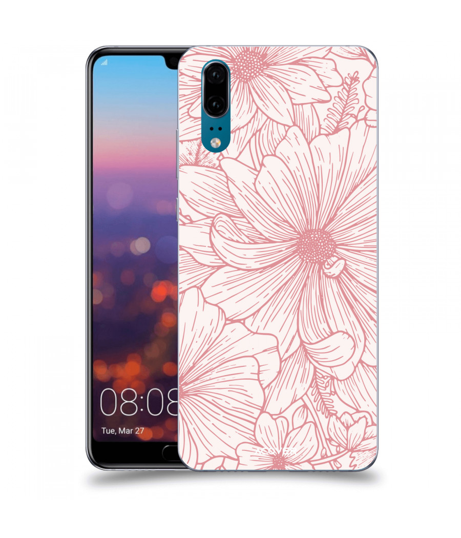 ACOVER Kryt na mobil Huawei P20 s motivem Floral I