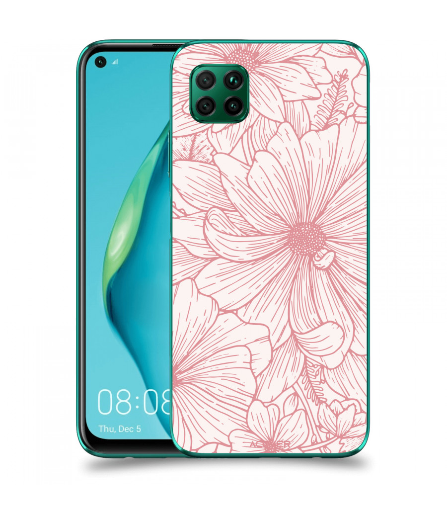 ACOVER Kryt na mobil Huawei P40 Lite s motivem Floral I