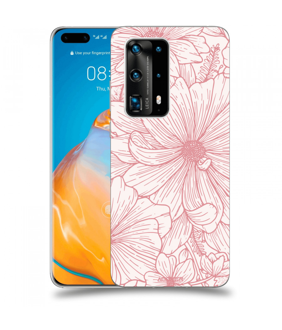 ACOVER Kryt na mobil Huawei P40 Pro s motivem Floral I