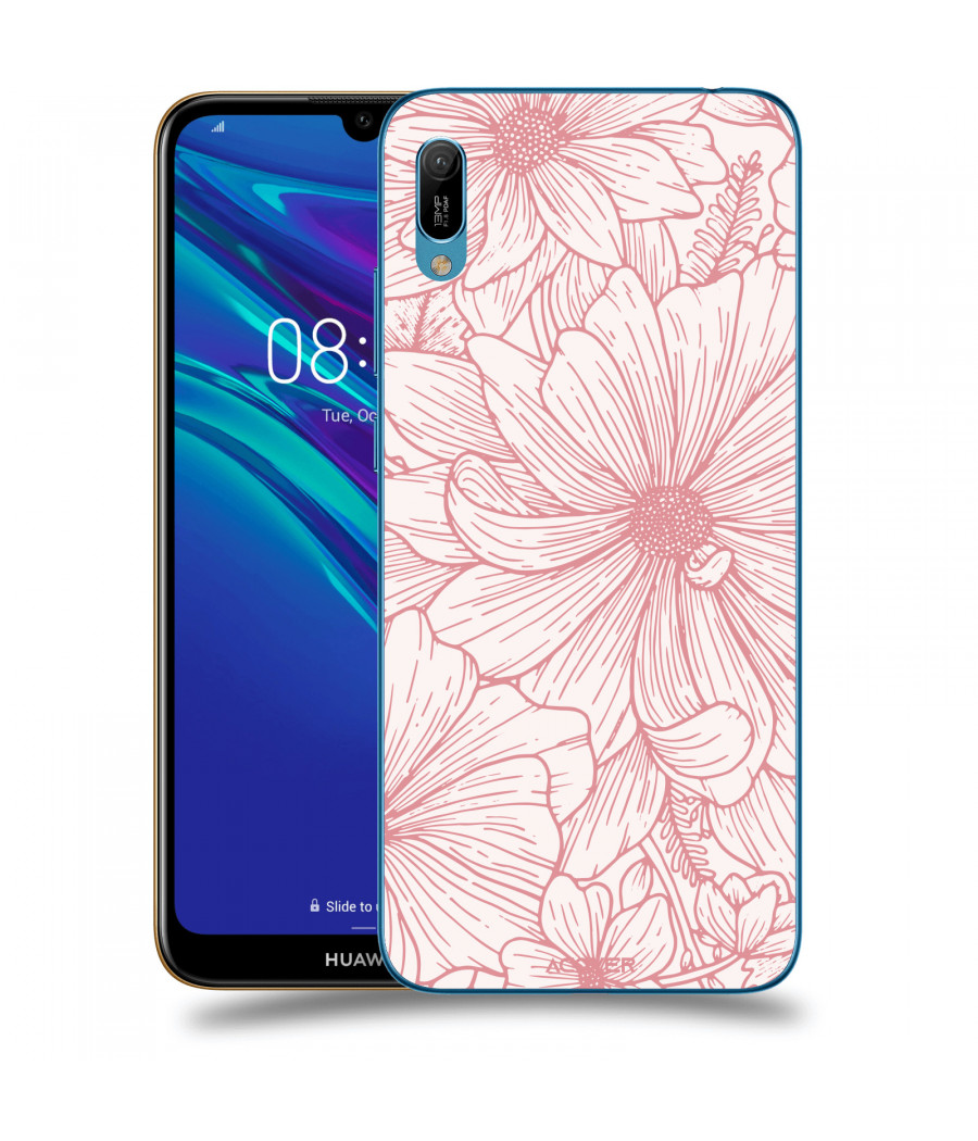 ACOVER Kryt na mobil Huawei Y6 2019 s motivem Floral I