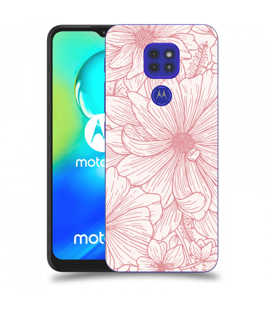 ACOVER Kryt na mobil Motorola Moto G9 Play s motivem Floral I
