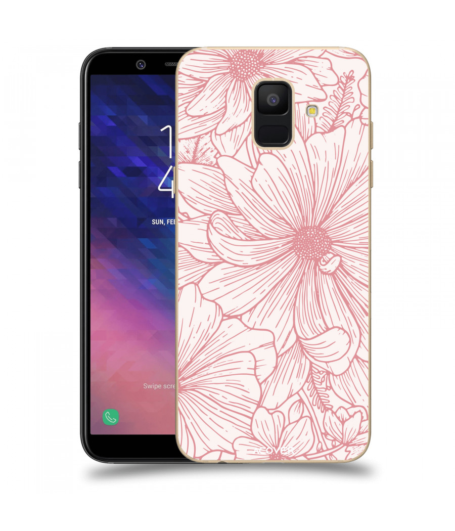 ACOVER Kryt na mobil Samsung Galaxy A6 A600F s motivem Floral I