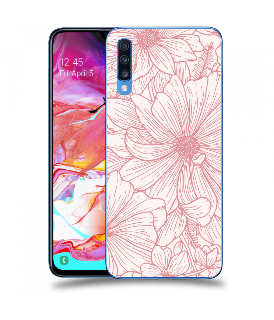 ACOVER Kryt na mobil Samsung Galaxy A70 A705F s motivem Floral I