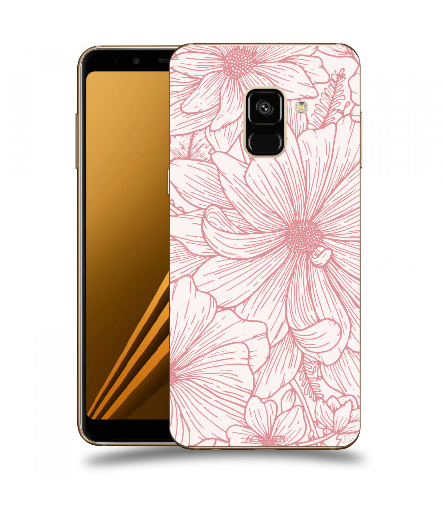 ACOVER Kryt na mobil Samsung Galaxy A8 2018 A530F s motivem Floral I