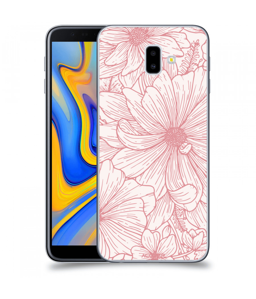 ACOVER Kryt na mobil Samsung Galaxy J6+ J610F s motivem Floral I