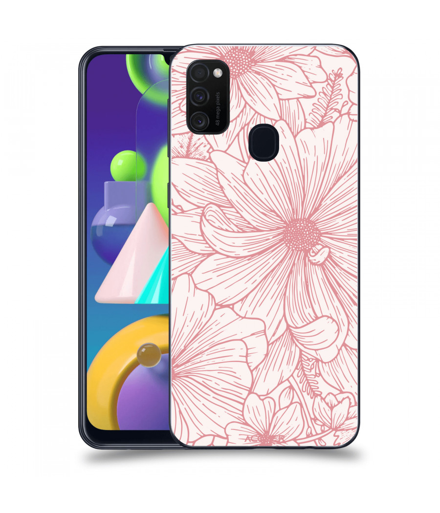 ACOVER Kryt na mobil Samsung Galaxy M21 M215F s motivem Floral I