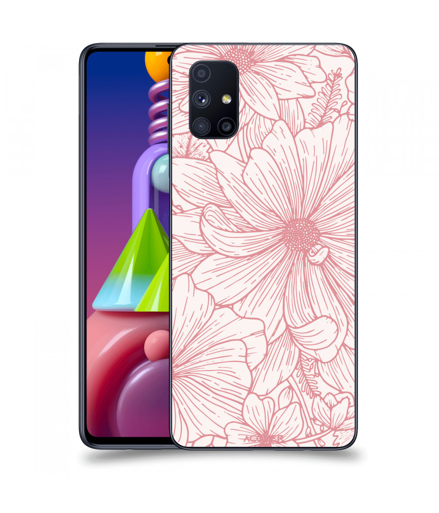 ACOVER Kryt na mobil Samsung Galaxy M51 M515F s motivem Floral I