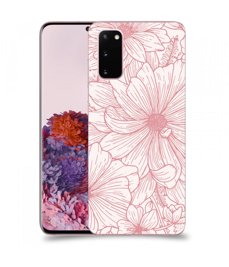ACOVER Kryt na mobil Samsung Galaxy S20 G980F s motivem Floral I