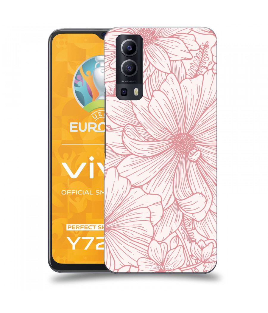 ACOVER Kryt na mobil Vivo Y72 5G s motivem Floral I